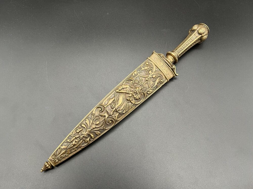 Copper French romance dagger - Image 2