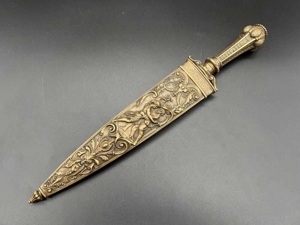 Copper French romance dagger - Image 7