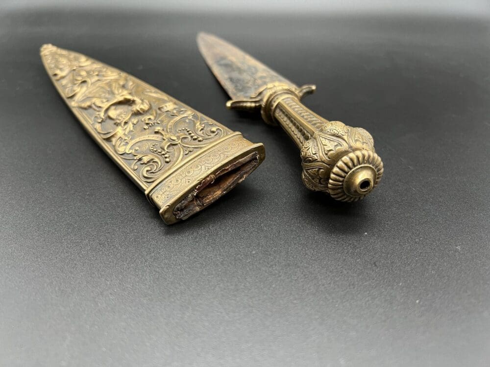 Copper French romance dagger - Image 14