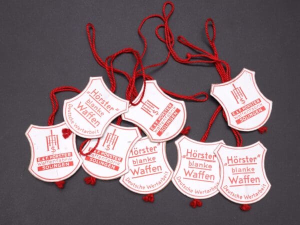 Hörster factory control tags