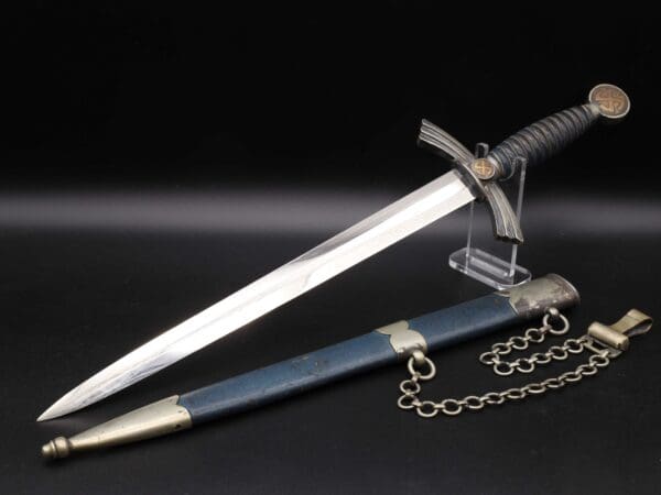 Heavy Nickel 1st model Luftwaffe dagger by SMF