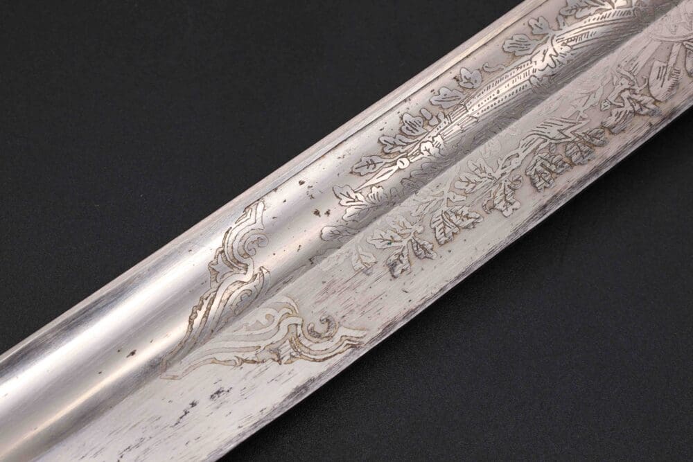 Rare Double Etched WW1 Butcher Bayonet by WKC - Image 18