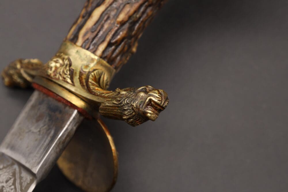 Rare Imperial Lion Head Hunting Dagger by J.A. Henckels - Image 18
