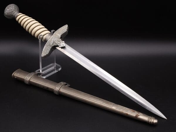 Rare Wooden grip M37 Luftwaffe dagger by Schüttelhofer