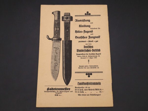 HJ “Die Walhe” Booklet