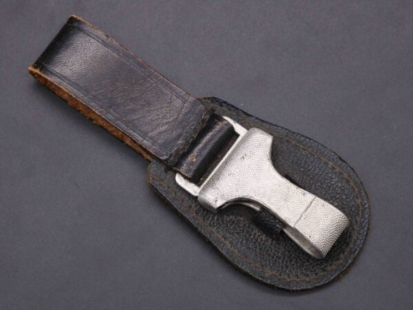 Black Leather Beltloop Clip