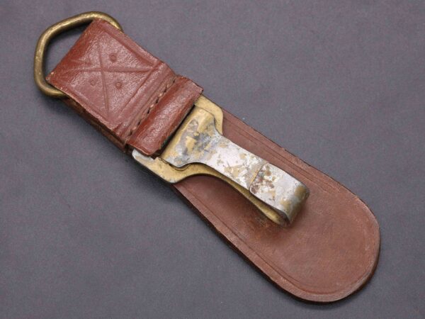 Brown Leather Beltloop Clip
